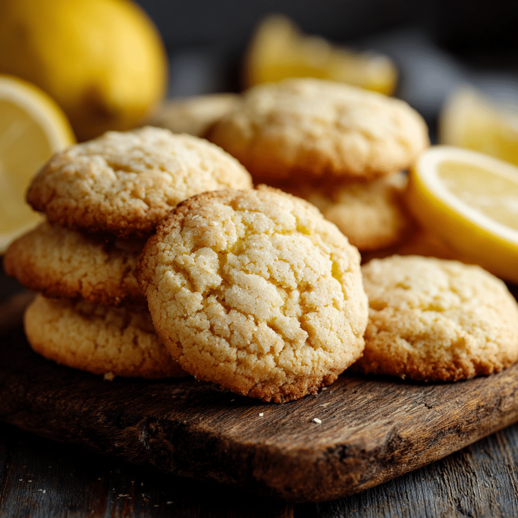 Lemon Cake Mix Cookies with Lemon Glaze Recipe - Recipe Image