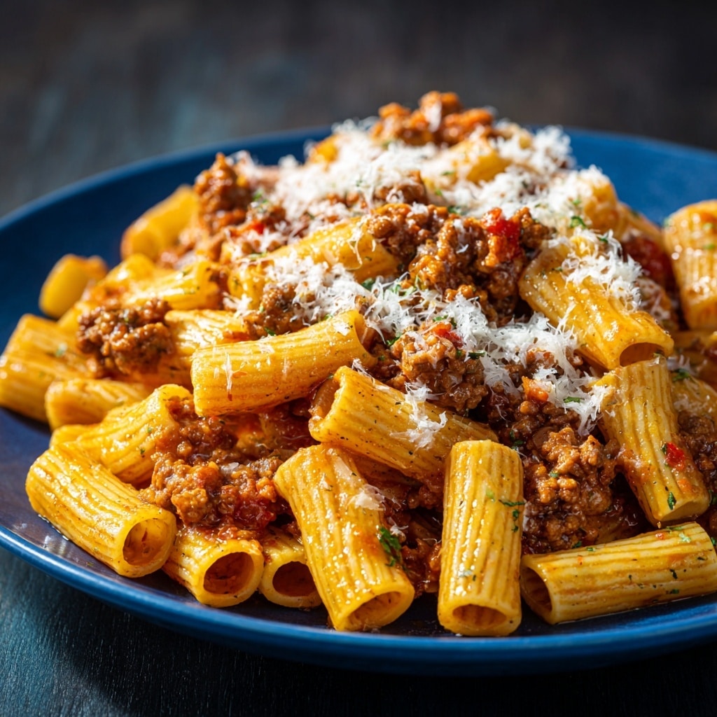 Rigatoni Bolognese Recipe