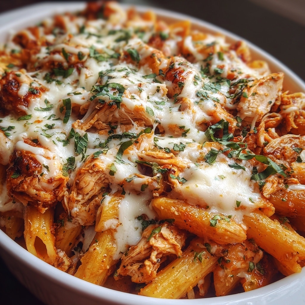 One-Pan Tangy Honey BBQ Chicken Penne Recipe - Recipe Image