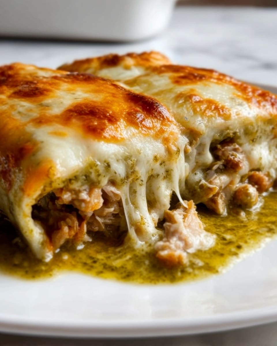 Amazing 20-Minute Green Chile Chicken Enchiladas Recipe - Recipe Image