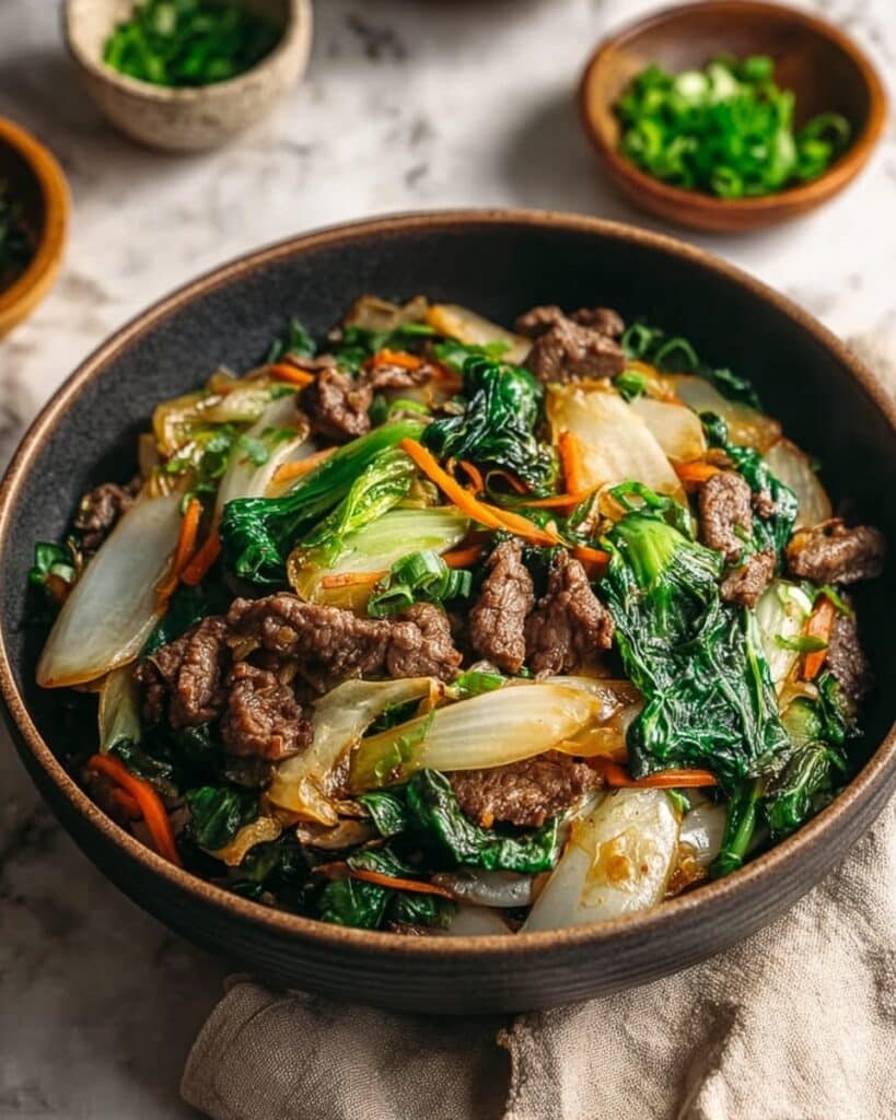 Keto Beef and Cabbage Stir-Fry Recipe