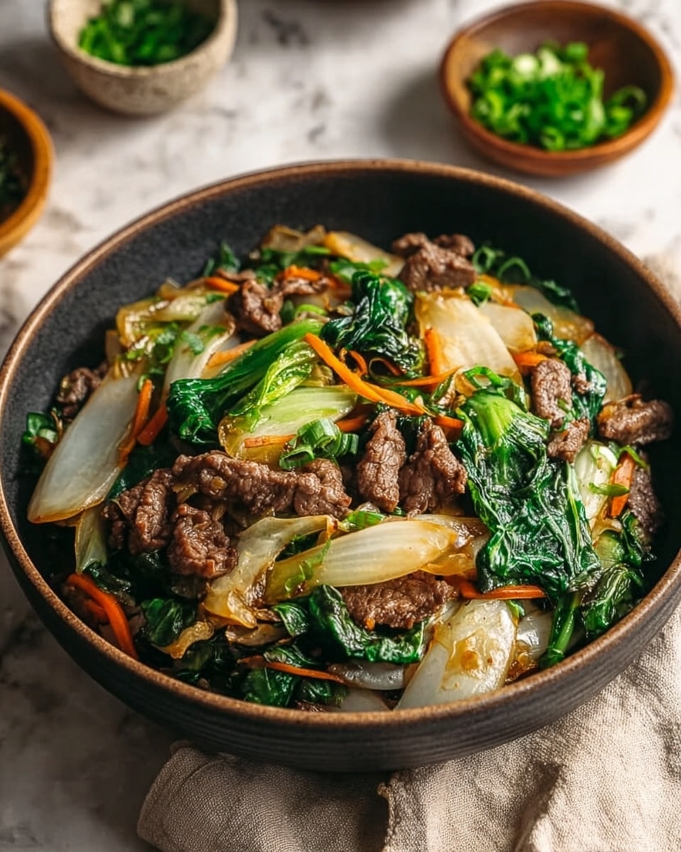 Keto Beef and Cabbage Stir-Fry Recipe