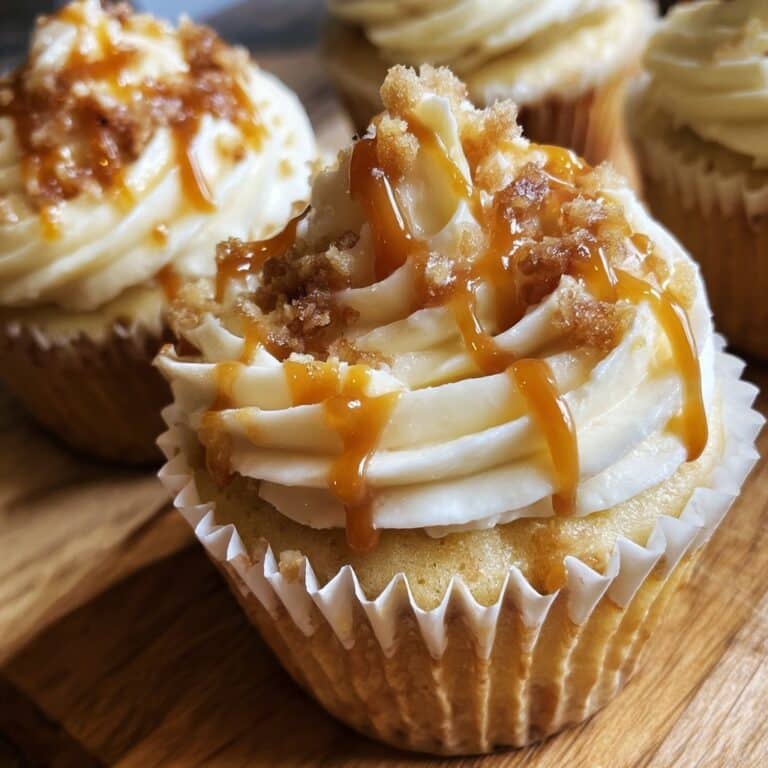 Chocolate Caramel Cupcakes with Rich Frosting and Homemade Caramel Sauce Recipe