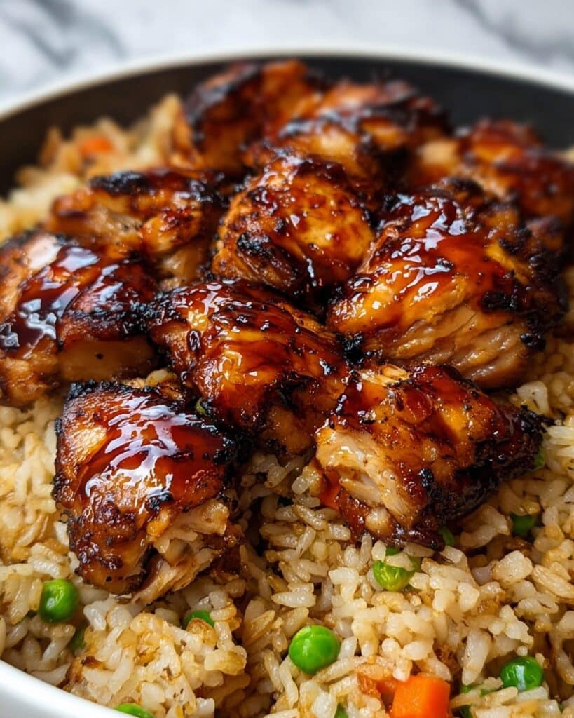 One-Pan Bold Honey BBQ Chicken Rice Recipe