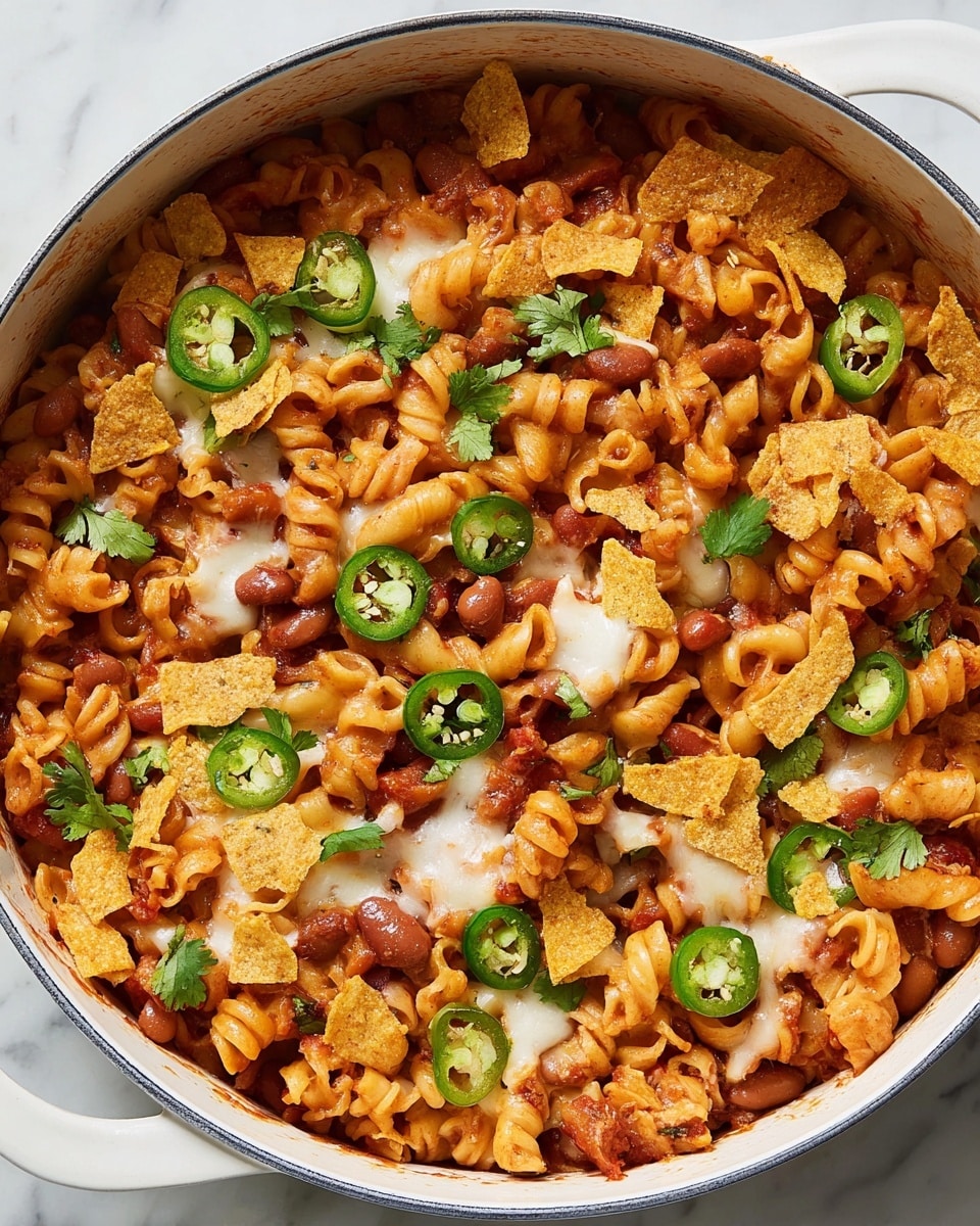 One-Pot Vegetarian Chili Mac Recipe - Recipe Image