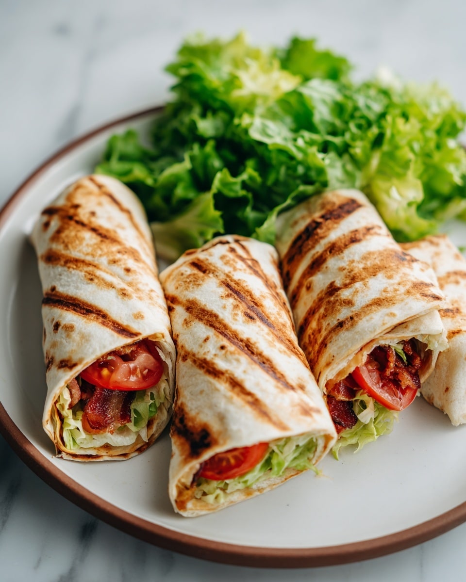 Gourmet BLT Wraps with Secret Sauce Recipe