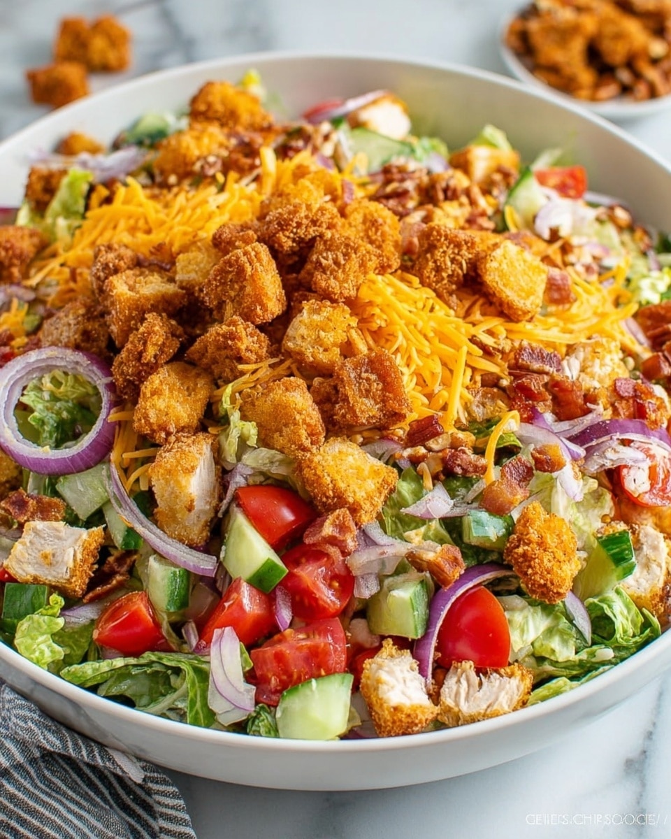 Chicken Tender Salad Recipe - Recipe Image