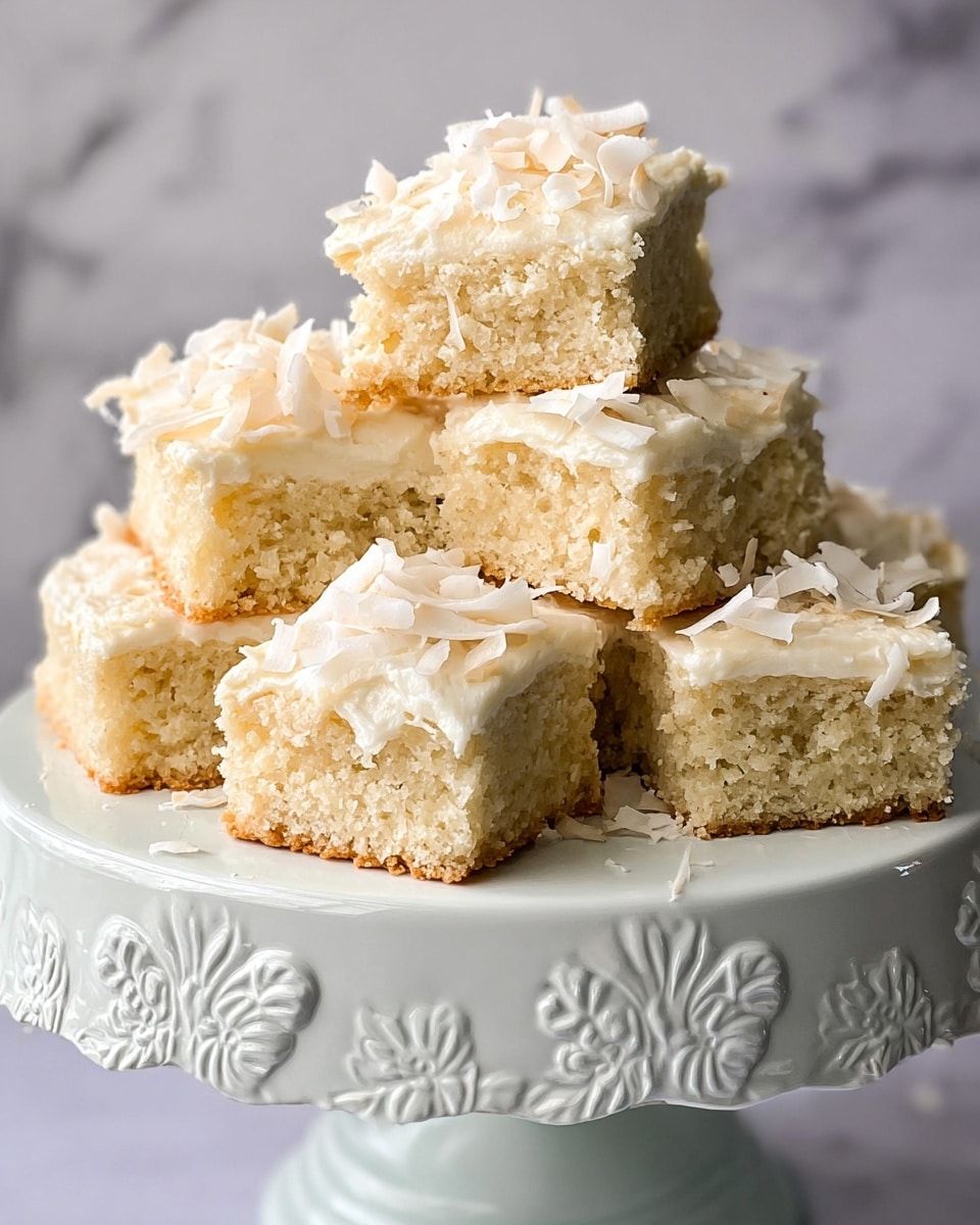 Easy Coconut Cake Recipe - Recipe Image