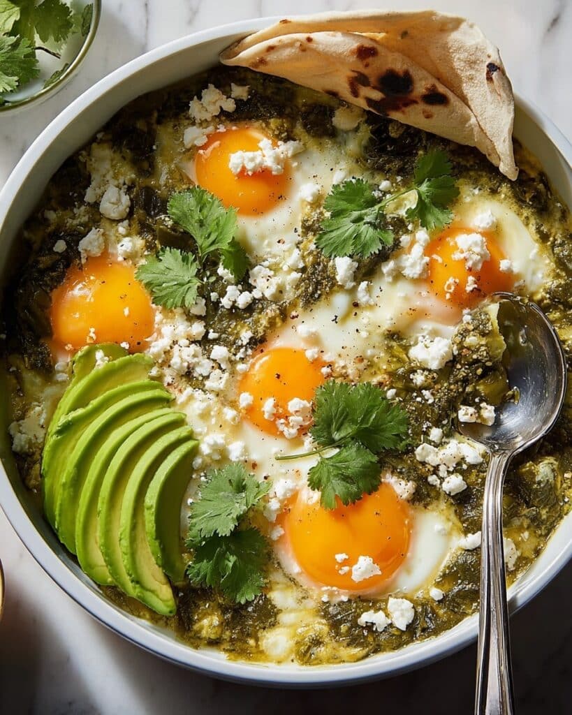 Green Shakshuka with Tomatillos, Swiss Chard, and Fresh Herbs Recipe