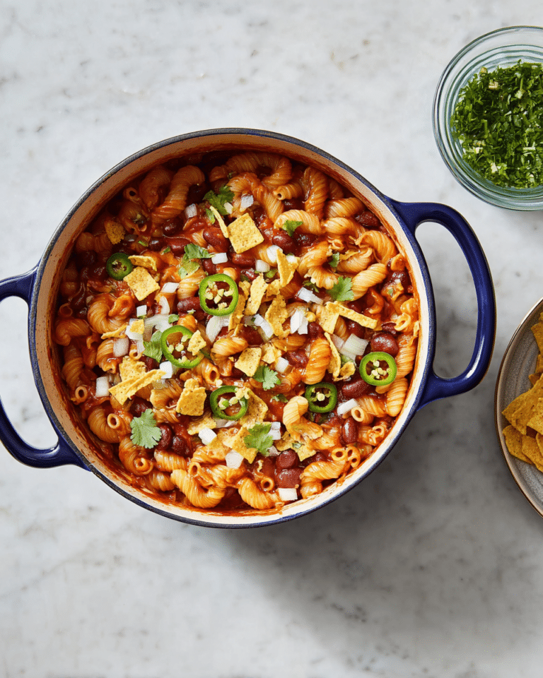 One-Pot Vegetarian Chili Mac Recipe