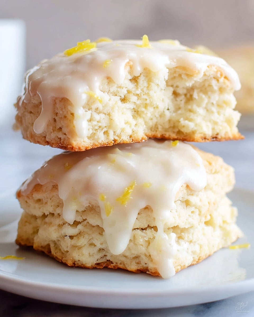 Lemonade Scones with Lemon Glaze Recipe