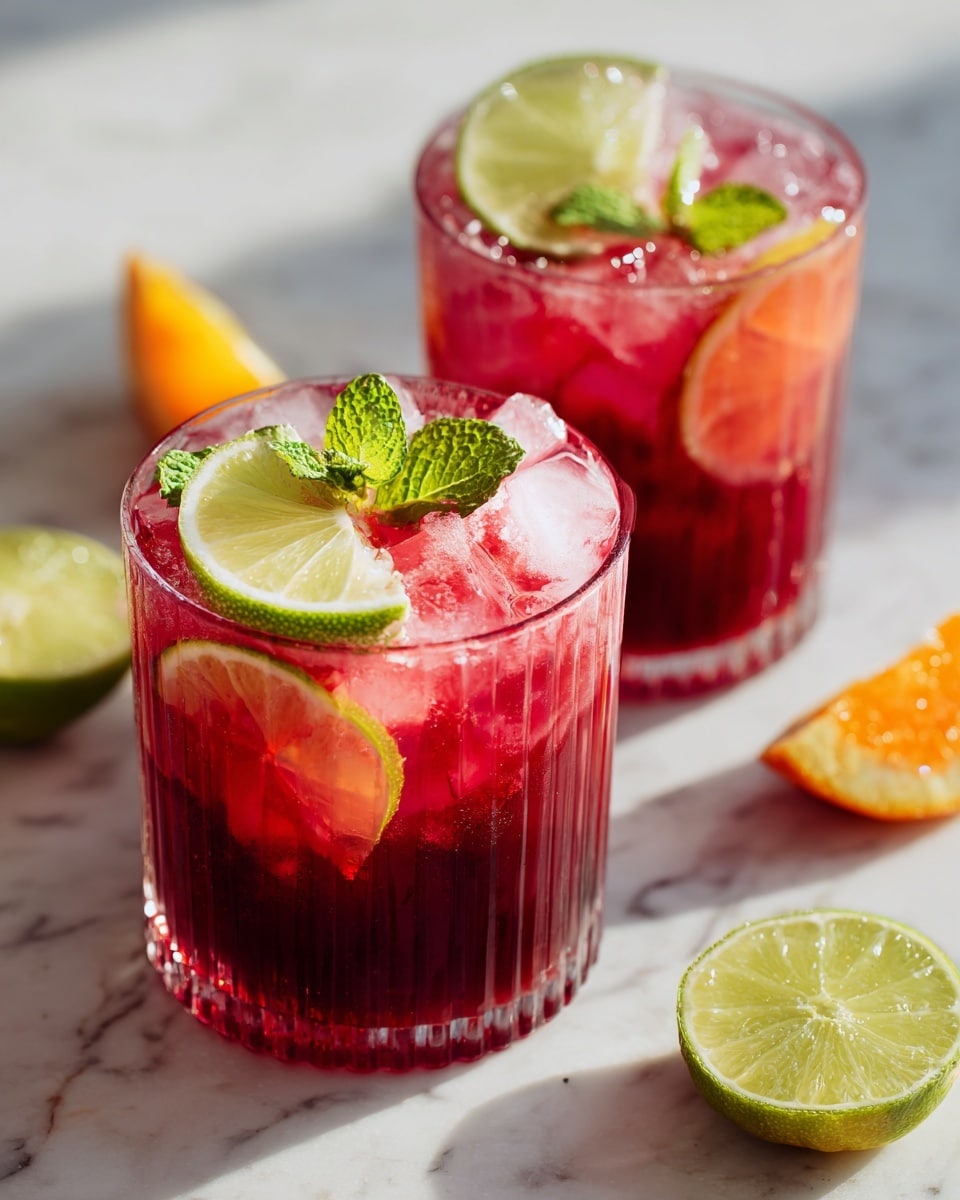 Strawberry Lime Mocktail Margarita Recipe