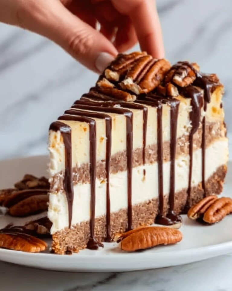 Caramel Brownie Cheesecake Recipe