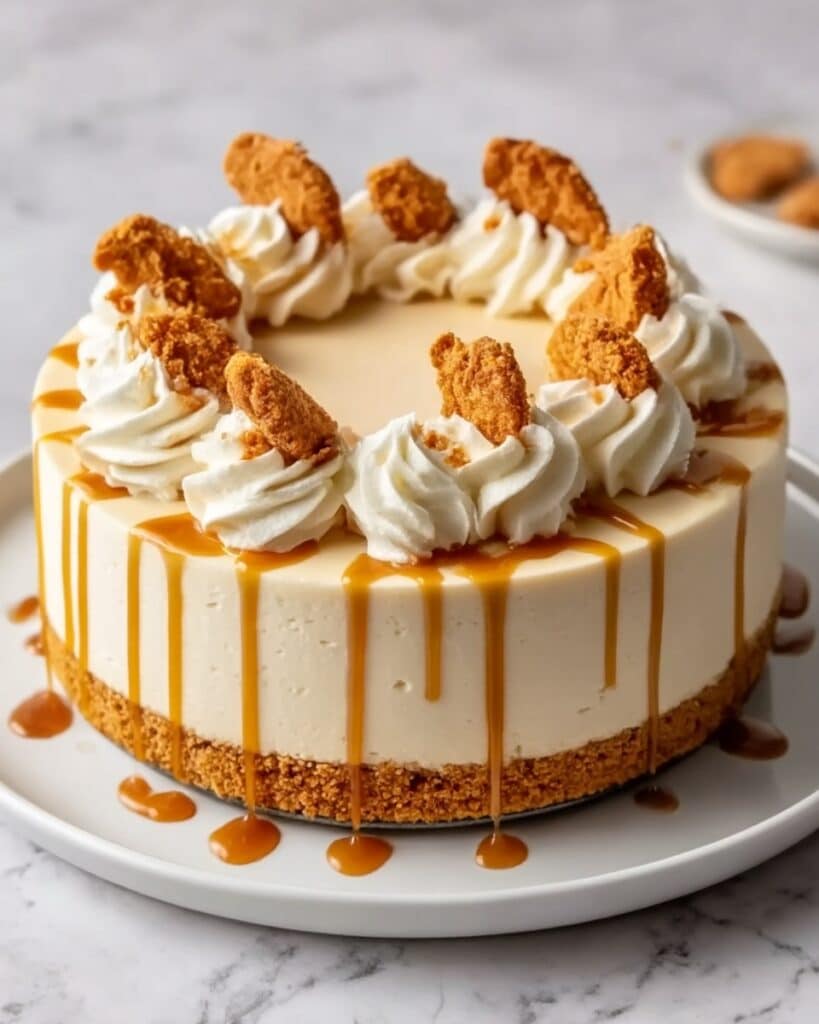 No-Bake Biscoff Cheesecake Recipe