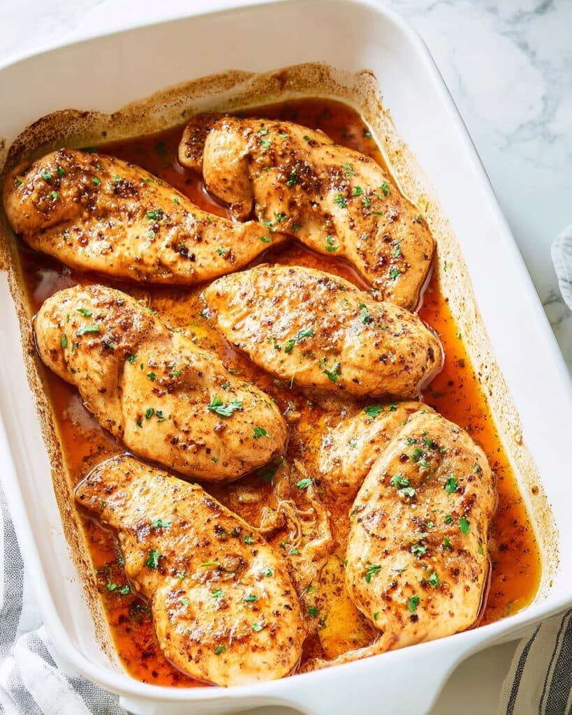 Oven Baked Chicken Tenders (No Breading) Recipe