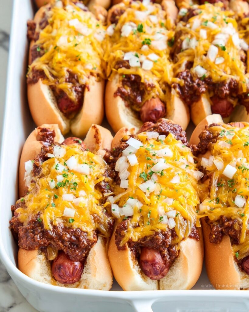 Chili Dog Bake Recipe