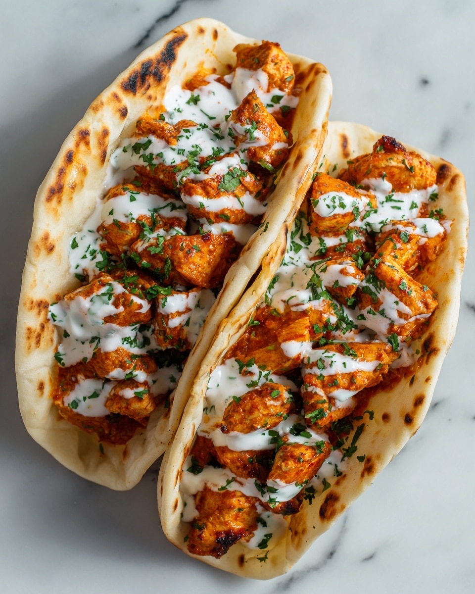 Sheet Pan Chicken Pitas with Herby Ranch Recipe - Recipe Image