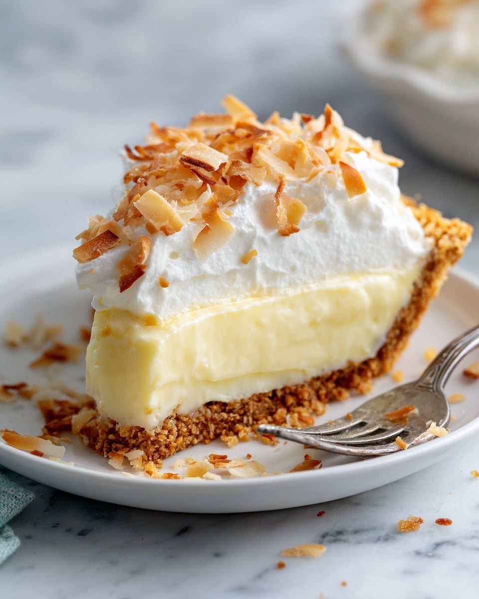 Toasted Coconut Cream Pie Recipe - Recipe Image