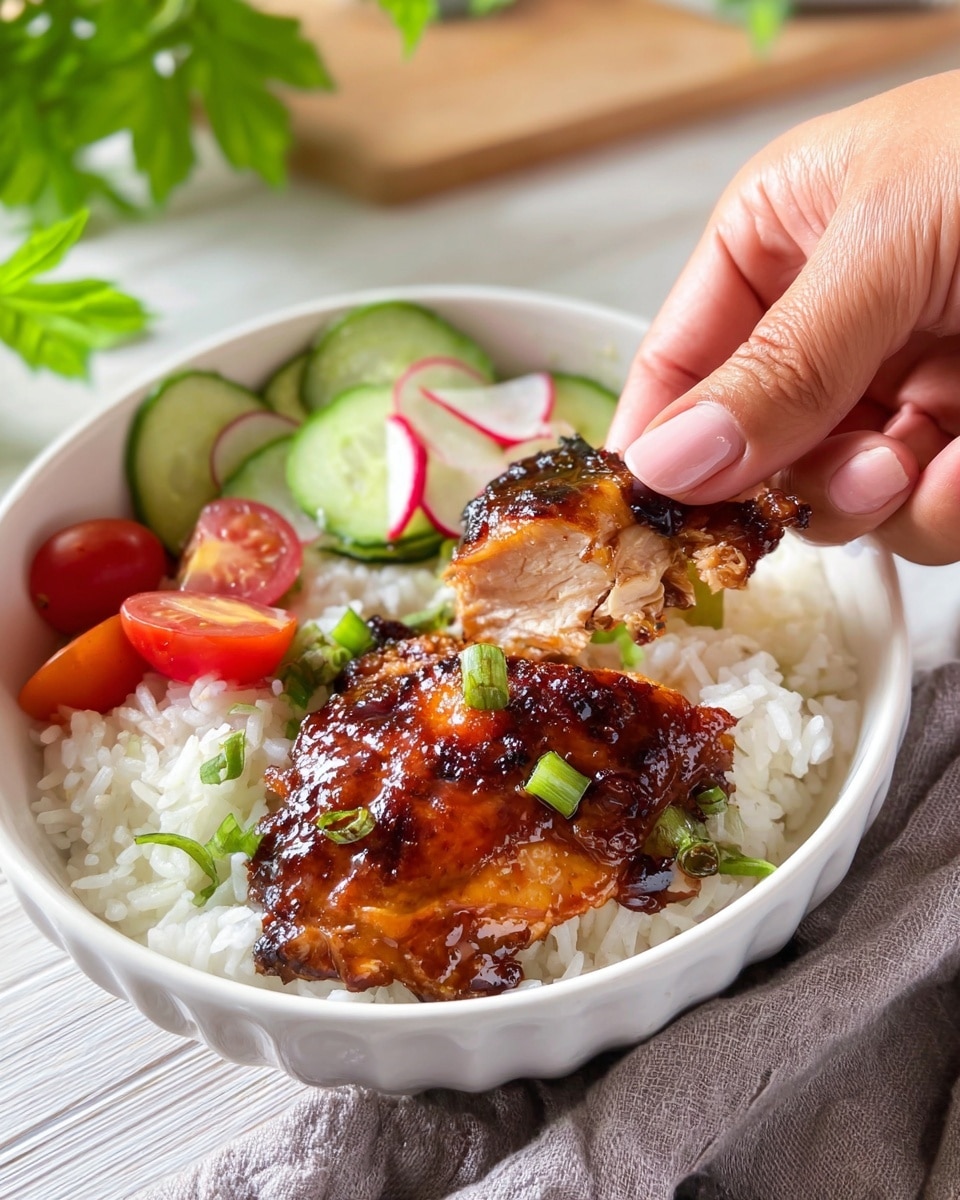 Sticky Sweet Chili Chicken Thighs Recipe - Recipe Image