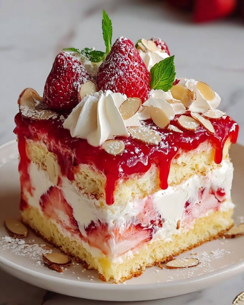 Strawberry Heaven On Earth Cake Recipe