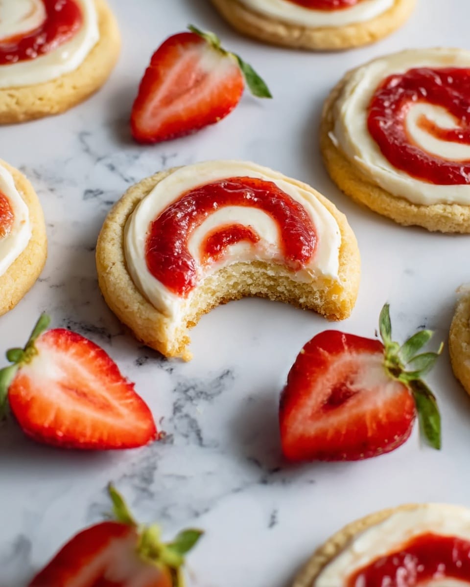 Strawberry Cheesecake Cookies Recipe - Recipe Image