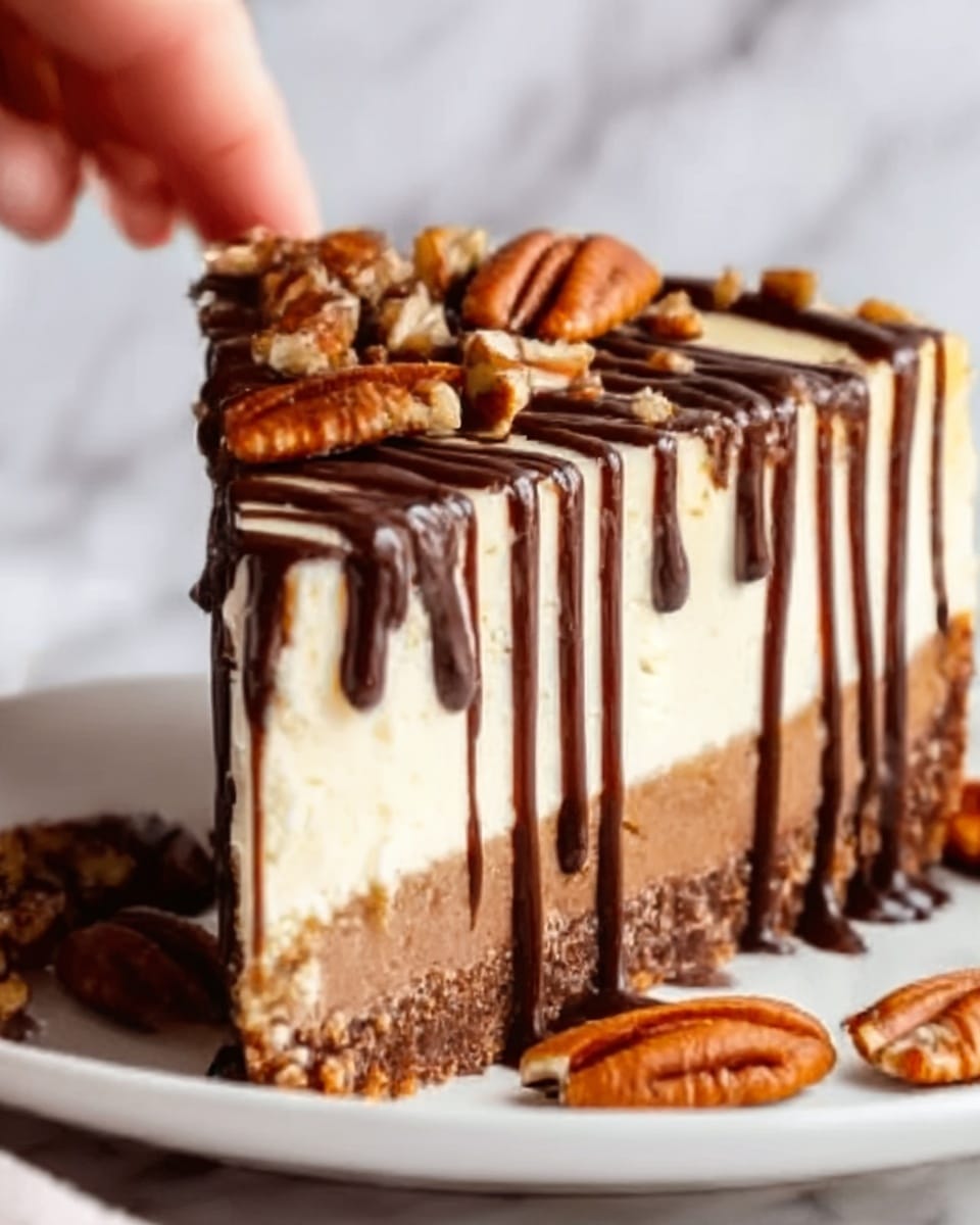 Caramel Brownie Cheesecake Recipe - Recipe Image